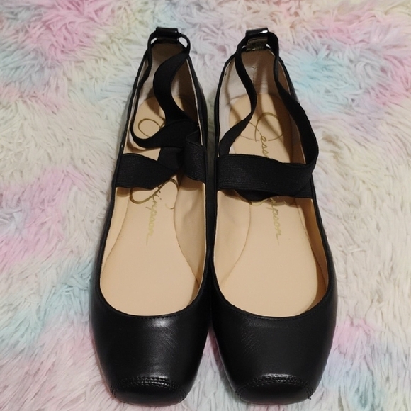 NWOT Jessica Simpson Madeleigh Ballet Black Flats W Classic Design #46 CRATE - Picture 3 of 10
